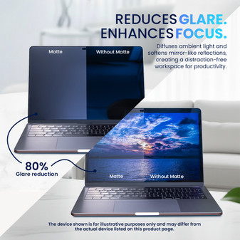 Reduced glare on the Asus E510 15 screen